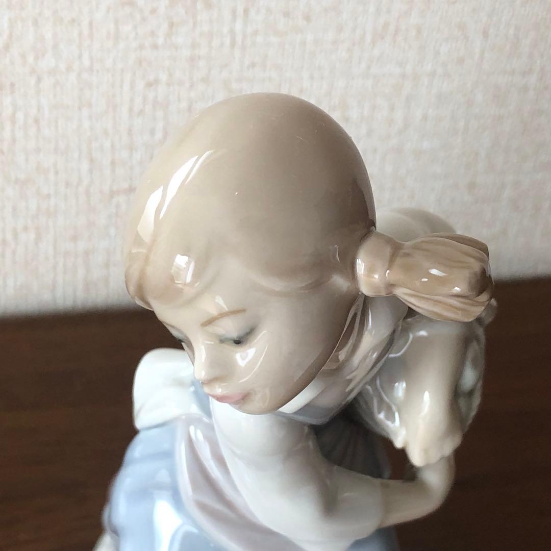 LLADROリヤドロ「ポチのいたずら」陶器人形　スペイン製　未使用
