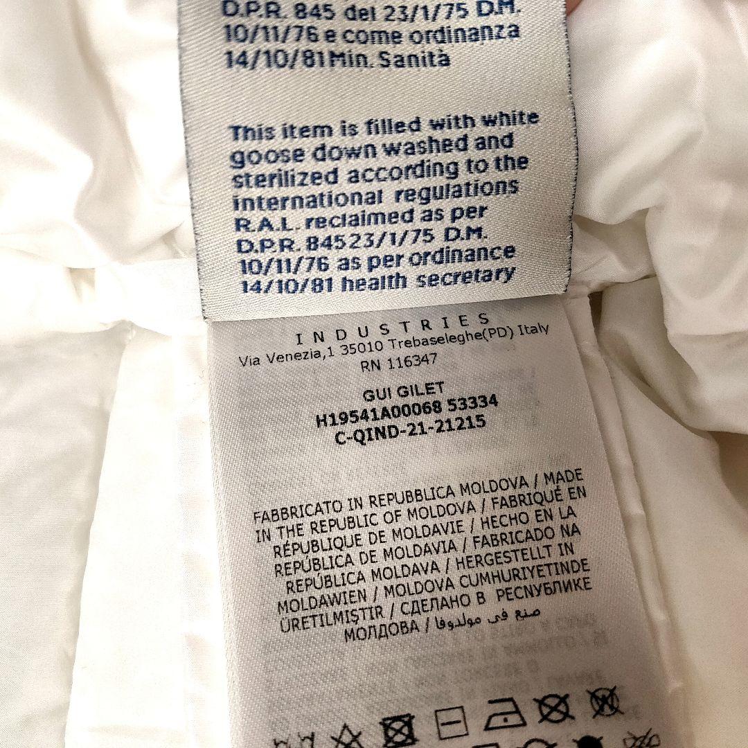 MONCLER 付属品有り！真っ白で可愛い！レア色！モンクレール　ダウン ベスト