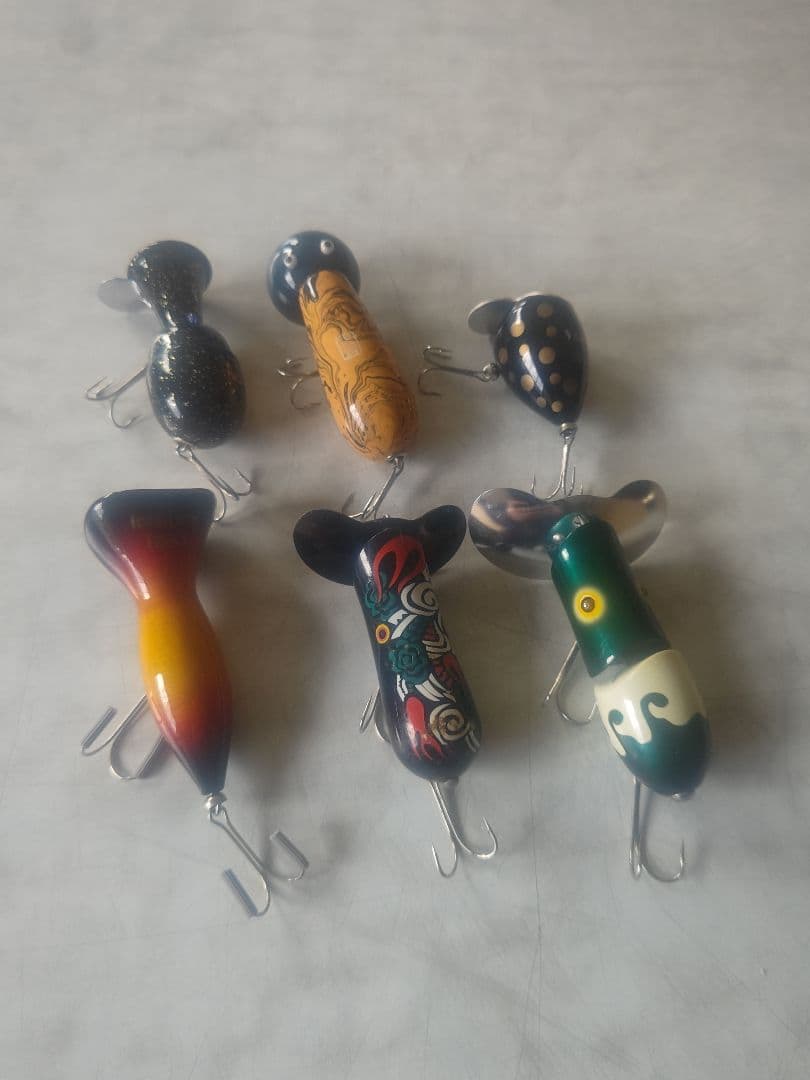 トップウォーター ルアー 6個セット 天狗ルアー 津波ルアー