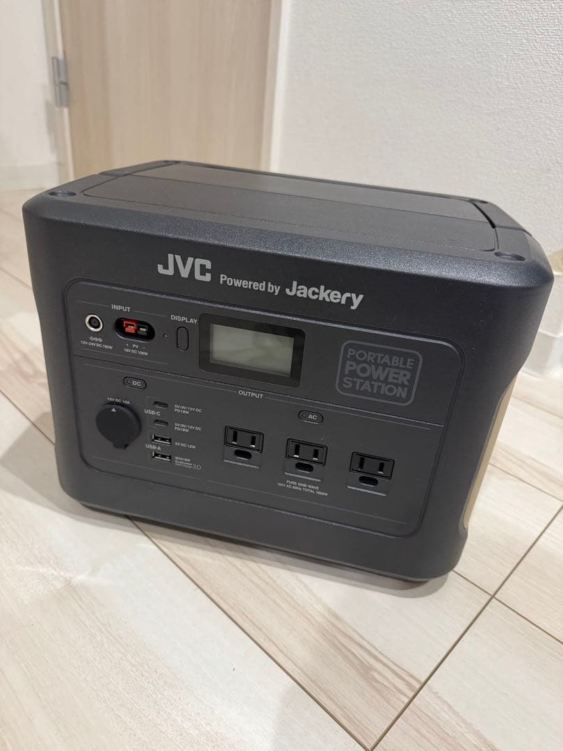 【美品】JVC BN-RB10-C ポータブル電源　大容量　キャンプ　非常用