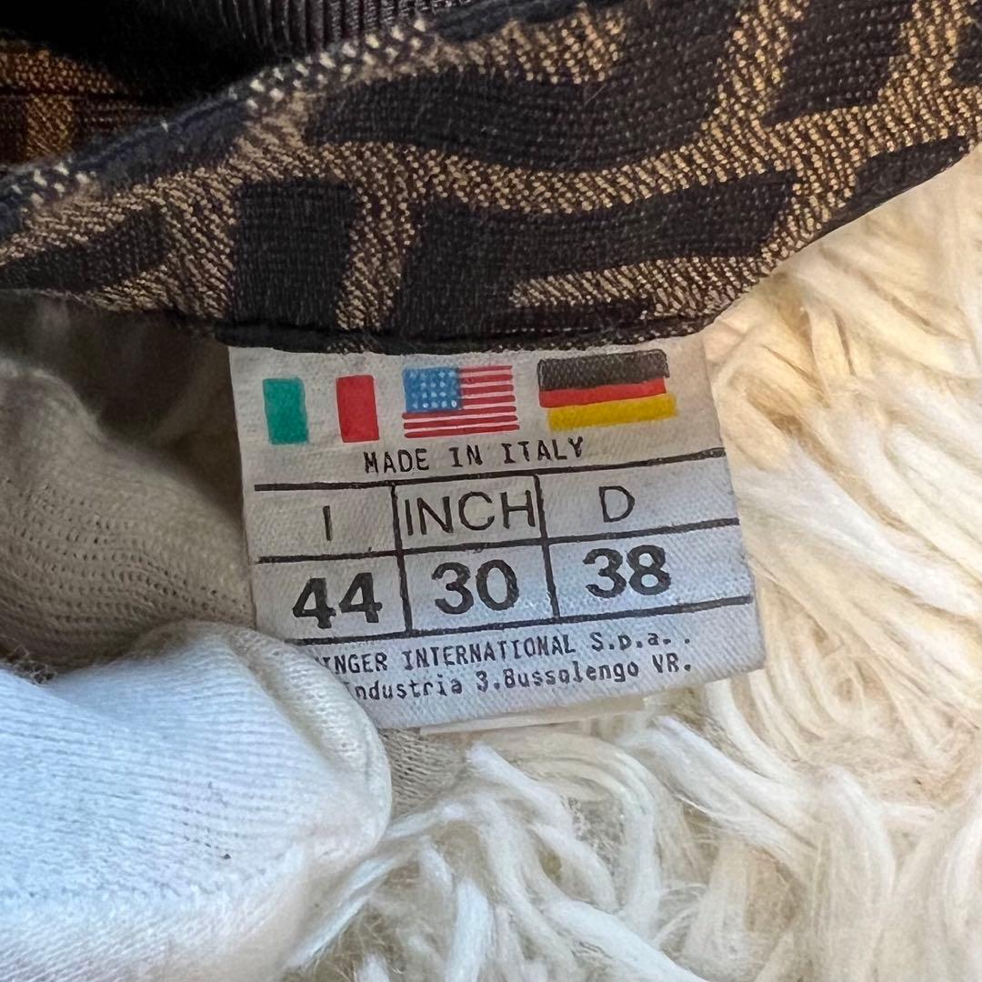 【未使用に近い】フェンディ タイトスカート ズッカ柄 30インチ