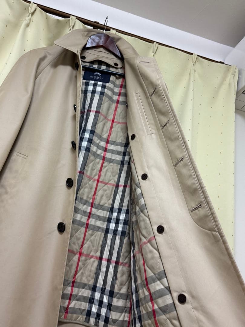 バーバリー 日本製 ベージュ トレンチコート ライナー付き サイズM〜L