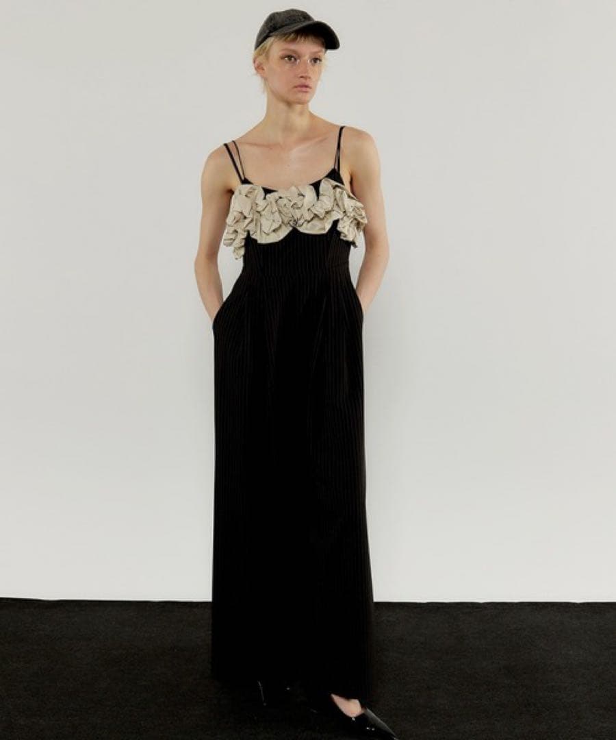 MAISON SPECIAL フラワーモチーフ オールインワン ベージュ 38