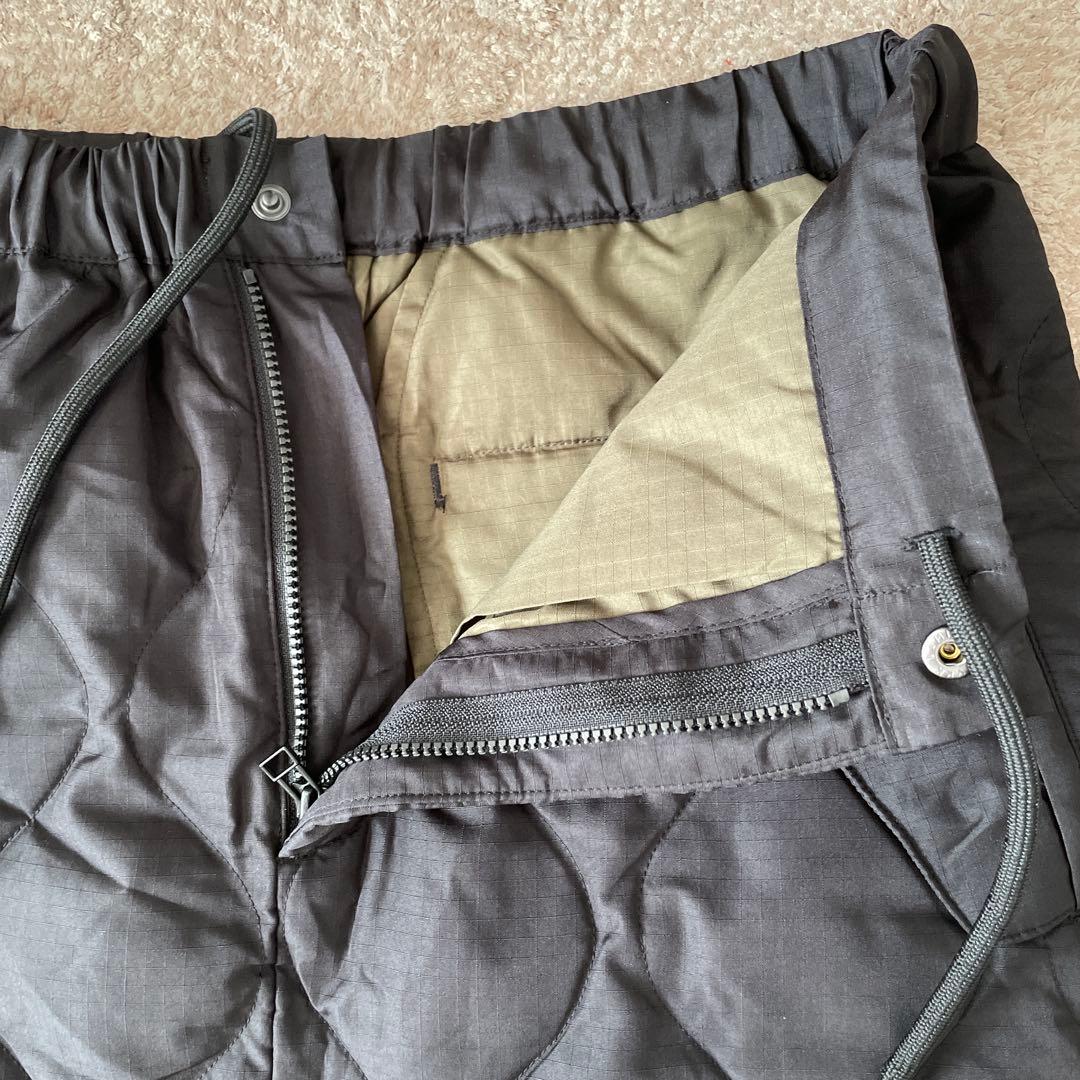 TAION/タイオン　MILTARY DOWN SK/ミリタリーダウンスカート黒