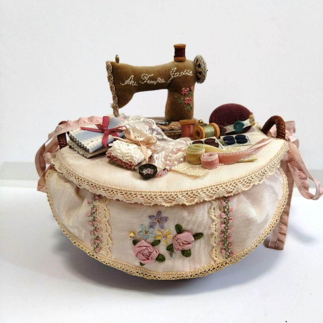 《期間限定》マニー　オタンジャディス　ソーイングコラージュ小物入れ