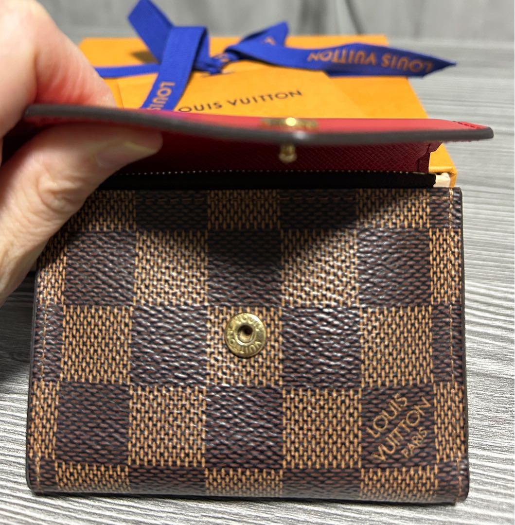 むーたん様◉美品◉ ルイヴィトン ポルトフォイユ ゾエ ダミエ　折り財布