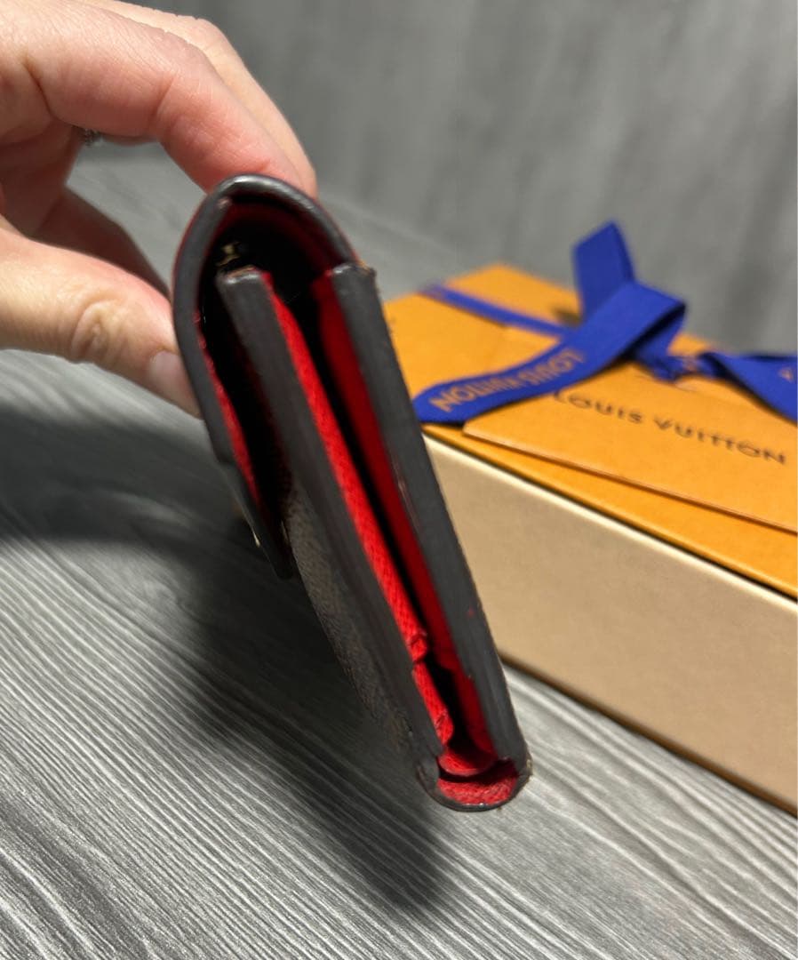 むーたん様◉美品◉ ルイヴィトン ポルトフォイユ ゾエ ダミエ　折り財布