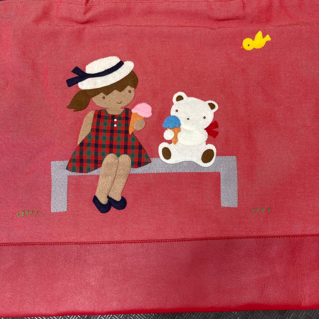 ♡新品ファミリア鞄♡レッスンバック　赤　ファミちゃん