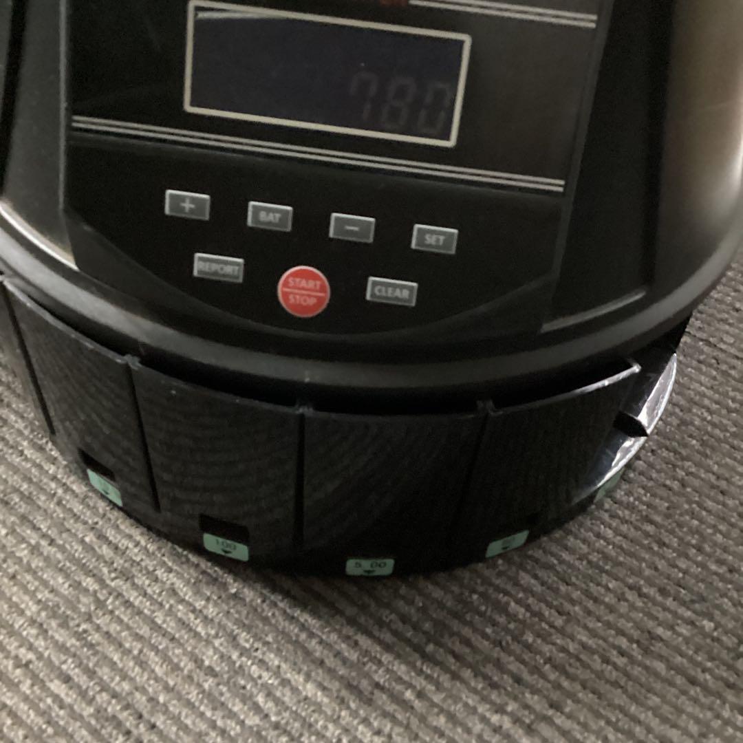 カウンター小銭　自動　高速　500枚　電子式硬貨選別機　ジャンク品と纏めて