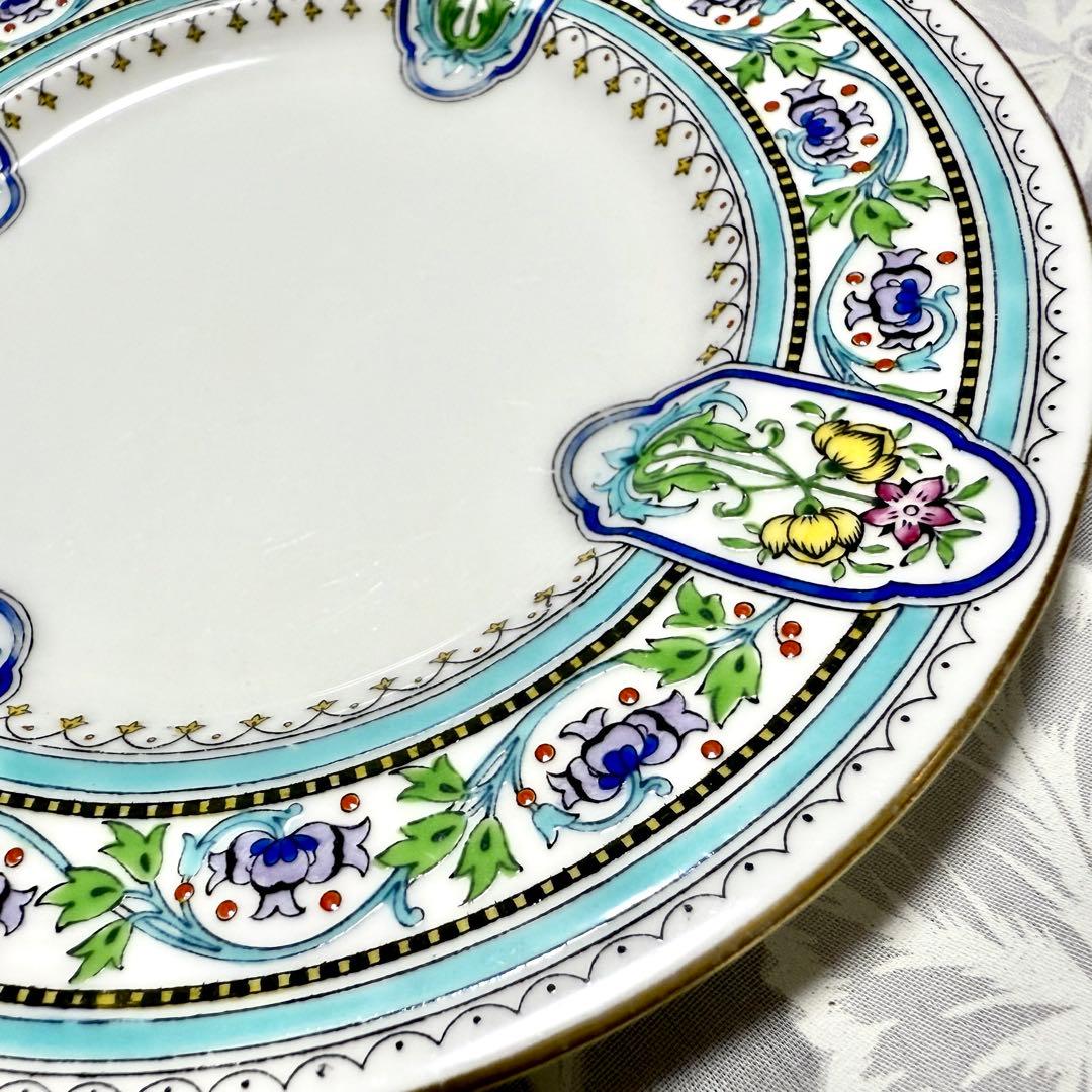 ビンテージミントン エナメル彩色デザートプレート 2点