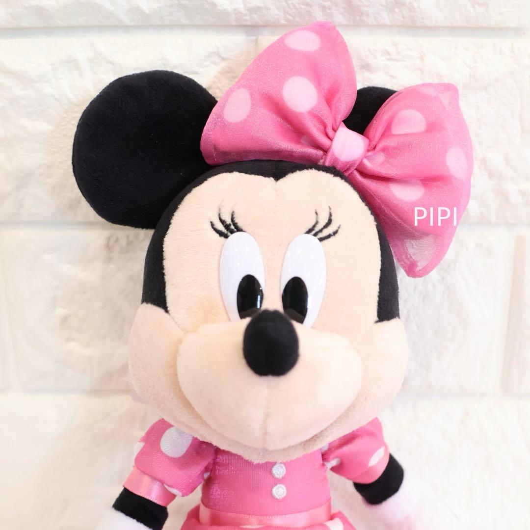 ディズニー　ミニー　キーホルダー　ヘアゴム　セット　ピンク