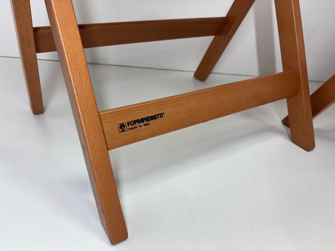 希少 FOPPAPEDRETTI 折り畳み式 チェア 2脚 フォッパぺドレッティ