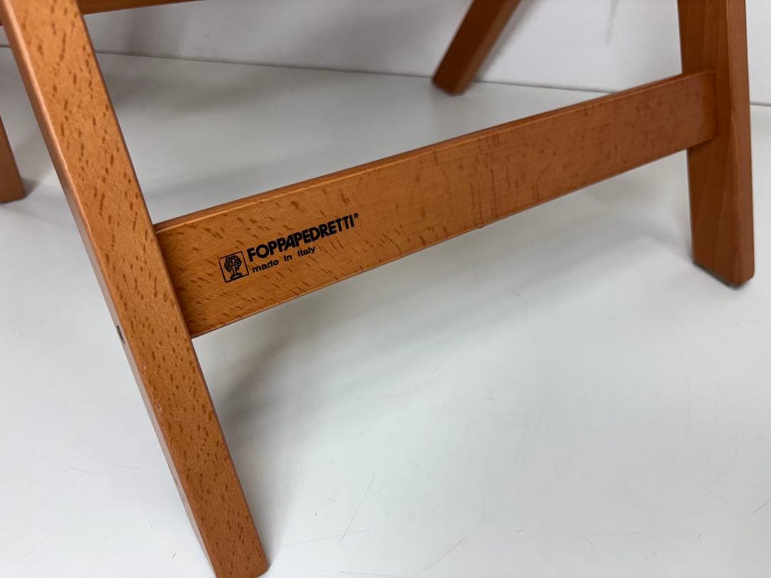 希少 FOPPAPEDRETTI 折り畳み式 チェア 2脚 フォッパぺドレッティ