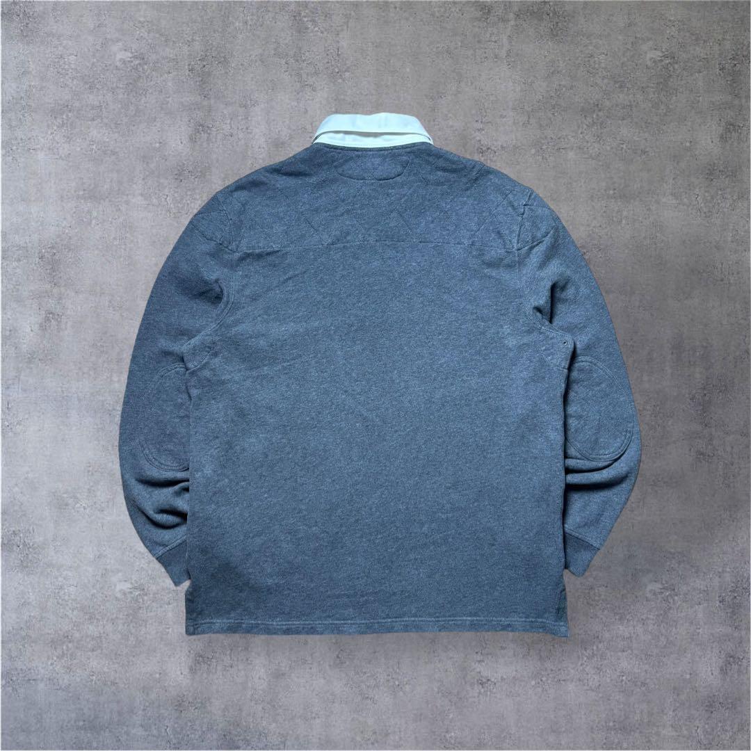 Polo Ralph LaurenラガーシャツスウェットトレーナーXL裏起毛　灰