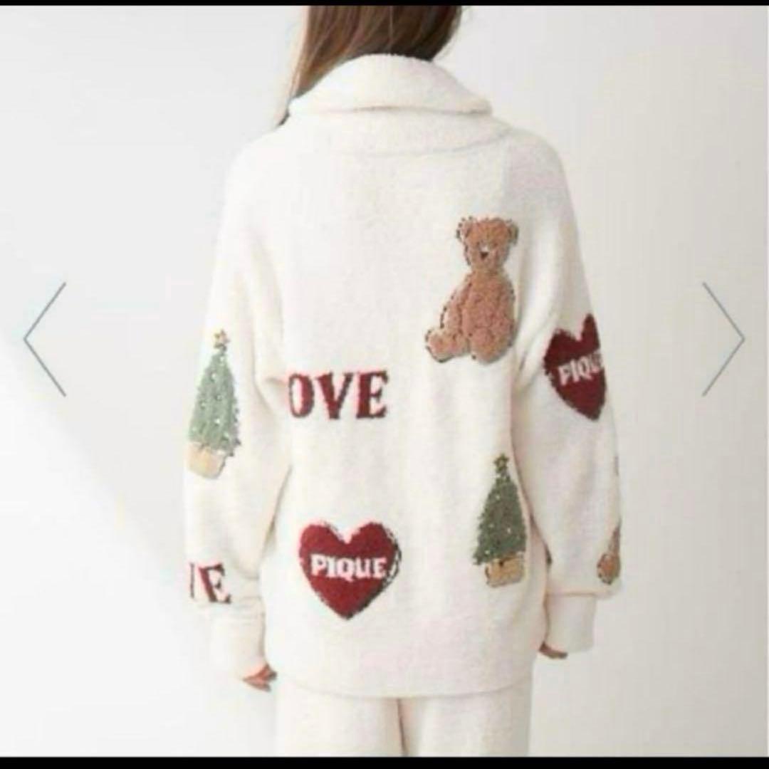 【美品】ジェラートピケ ホリデーベア カーディガン
