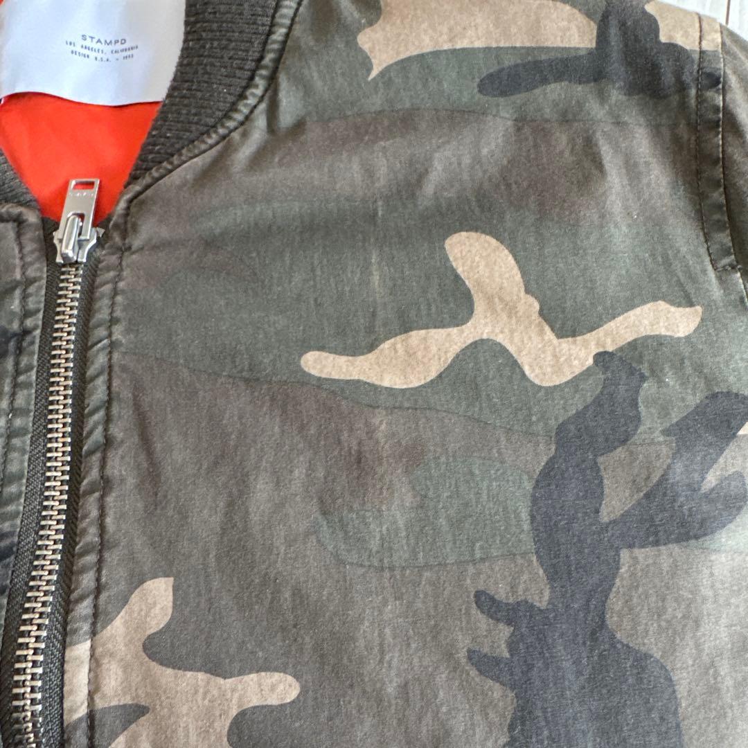 STAMPD スタンプド　MA1 フライトジャケット　迷彩