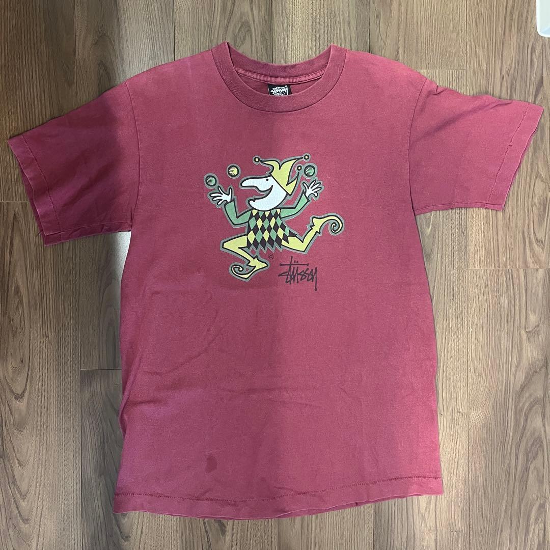 OLD STUSSY USA製 ジャグラープリントT 黒タグ