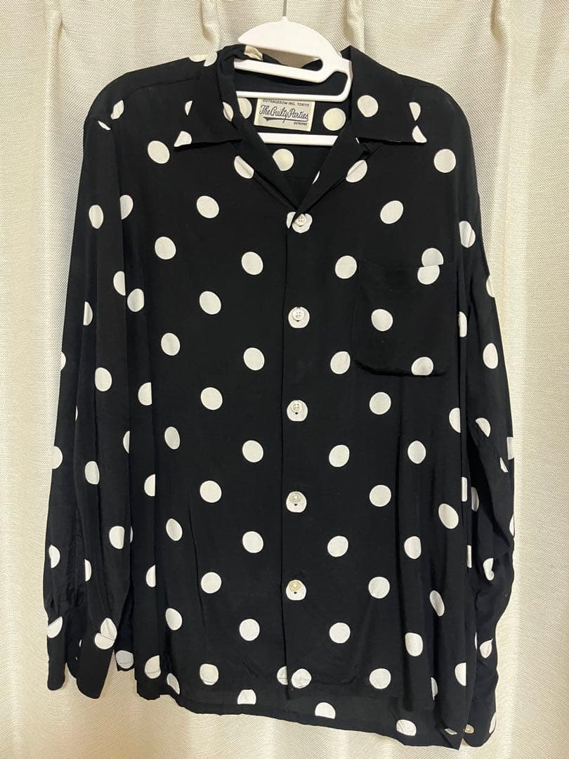 WACKO MARIA ドット柄長袖シャツ