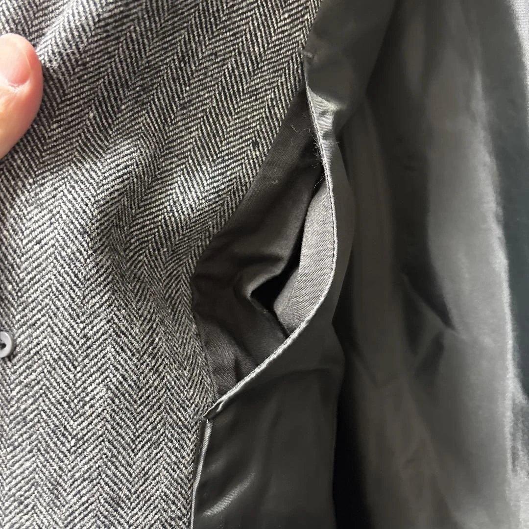 無印良品 再生ウール混コート グレー Lサイズ クリーニング済み