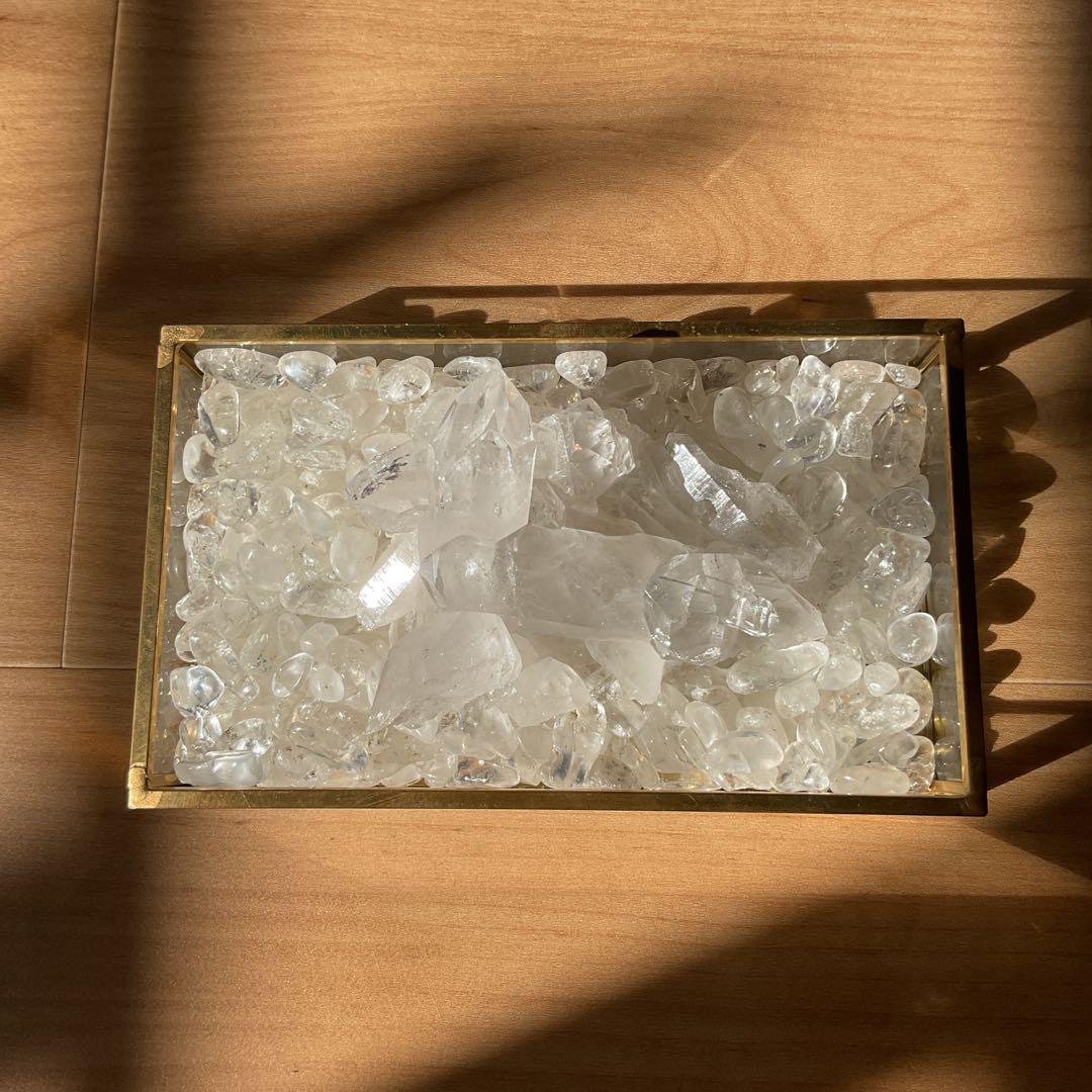 トマスゴンサガ産 水晶 クラスター 浄化セット 天然石 原石