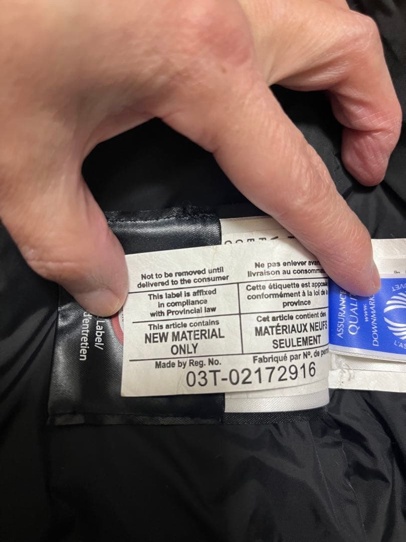 マキティです。 ダウン（ネイビー）Sサイズ