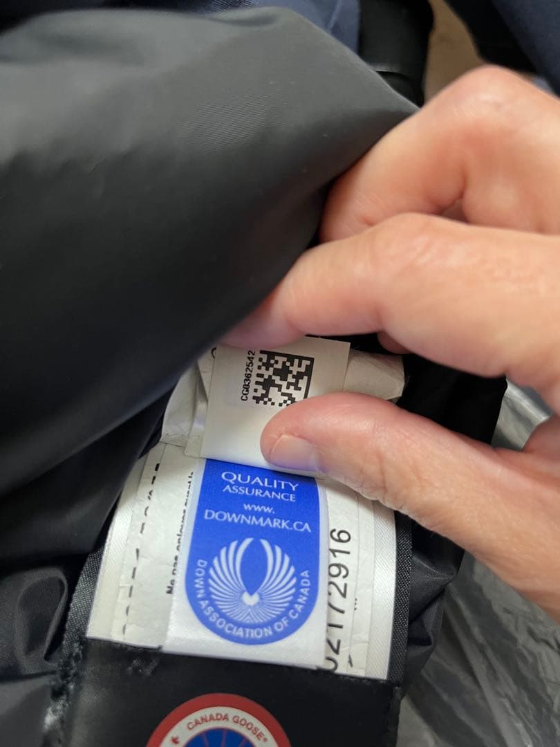 マキティです。 ダウン（ネイビー）Sサイズ