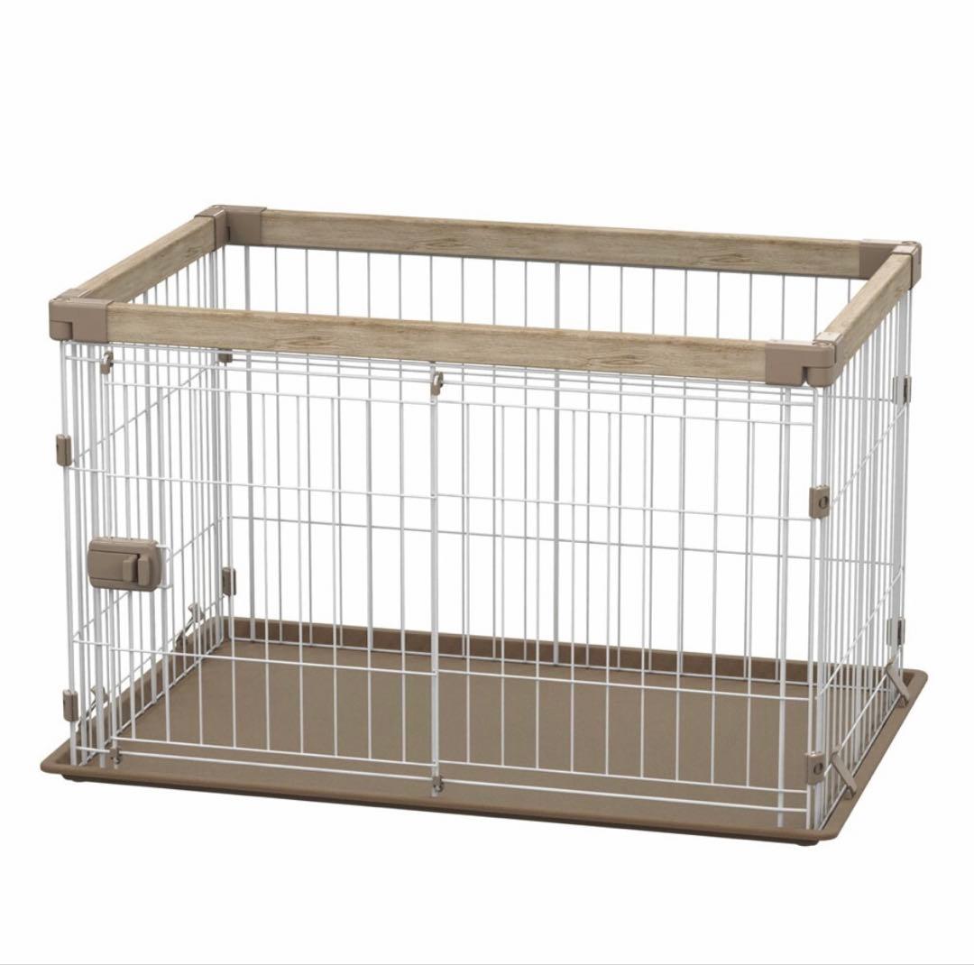 犬 ケージ ペットサークル ウッディシステムサークル未使用幅90c