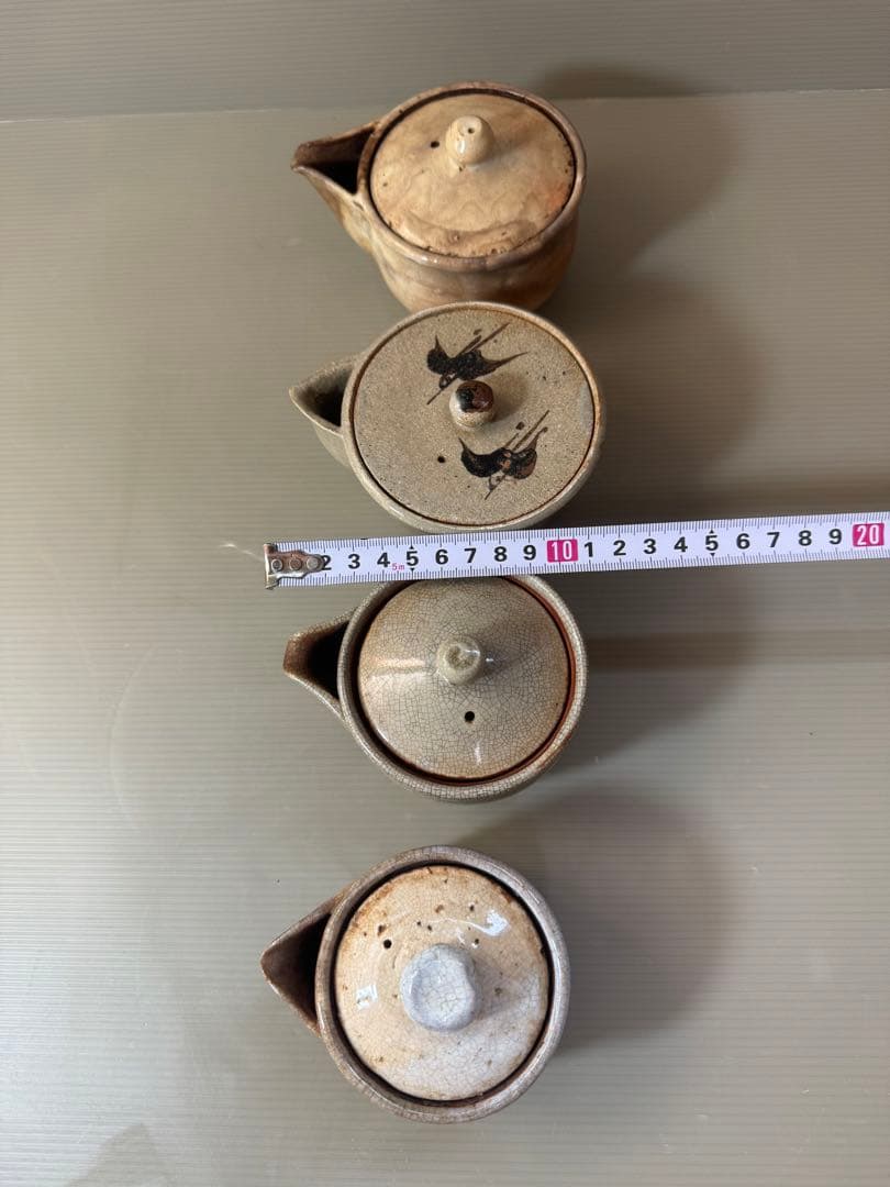 2790 萩焼　宝瓶　4客