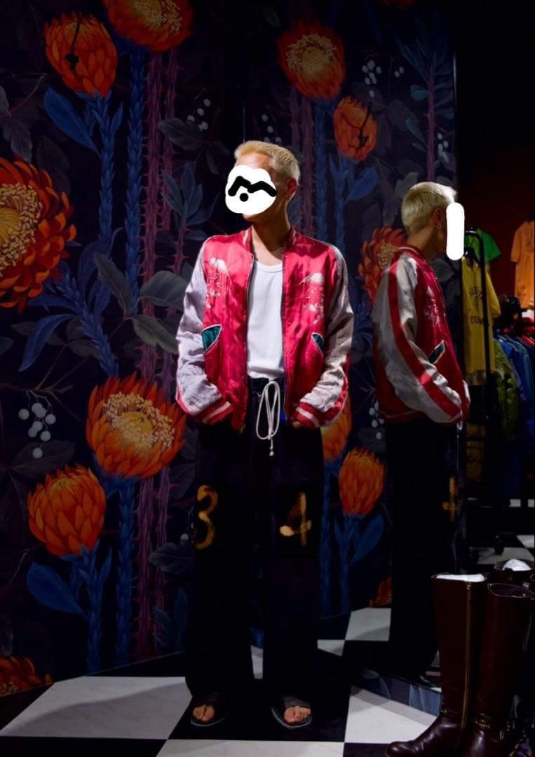 50s vintage ヴィンテージ スカジャン スーベニアジャケット 大きめ