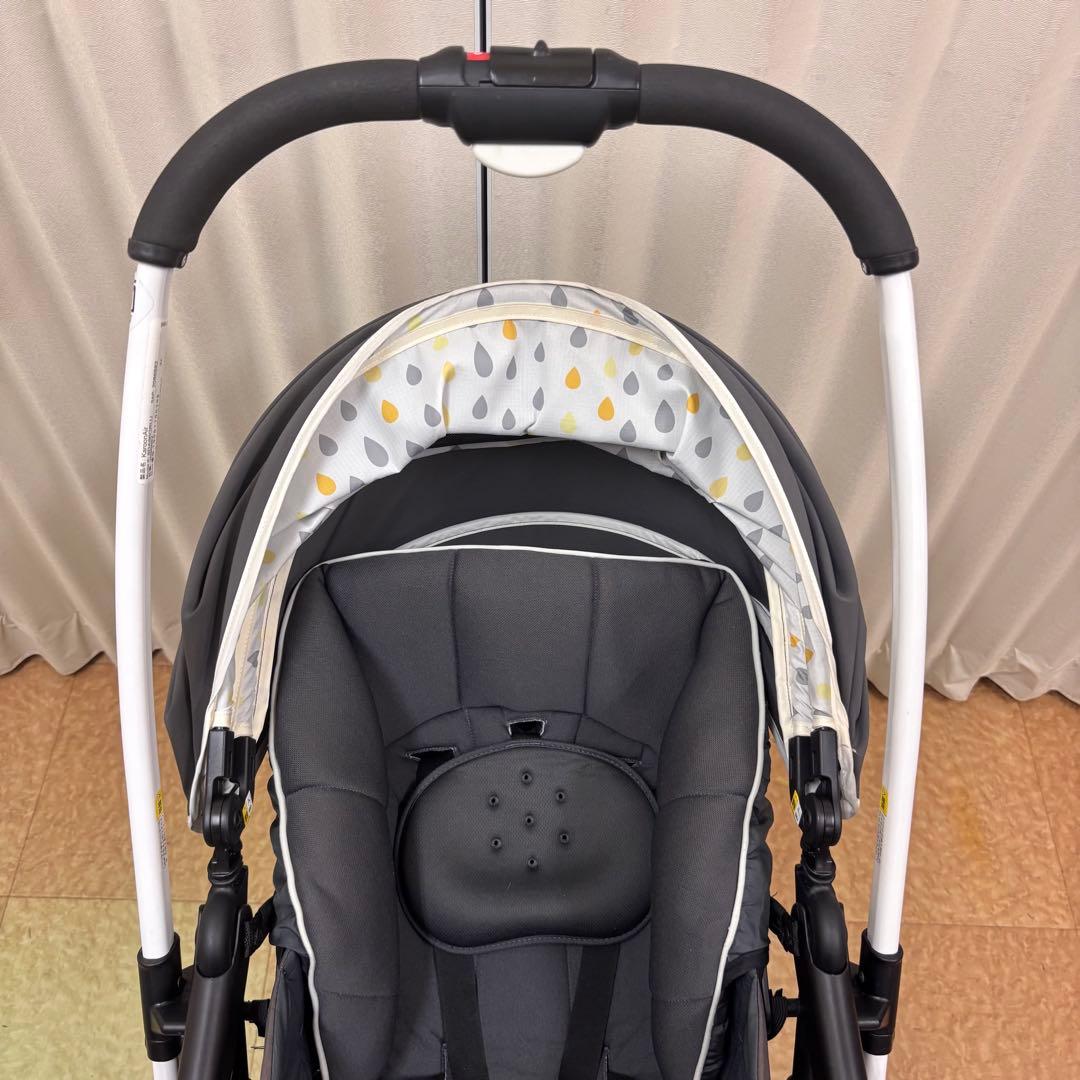 クリーニング済　☆綺麗☆　アップリカ　カルーンエアー　ハイシート　グレー