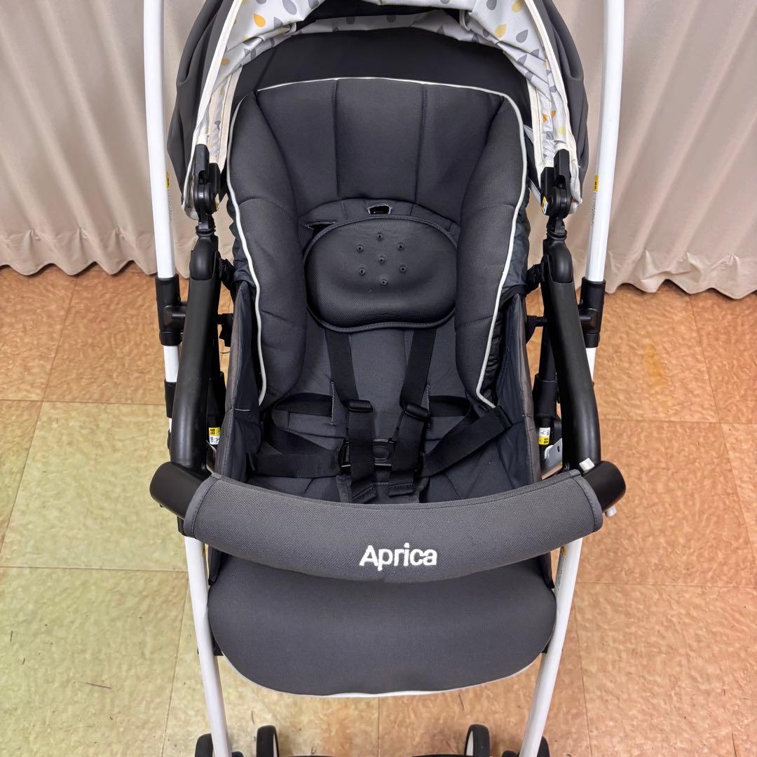 クリーニング済　☆綺麗☆　アップリカ　カルーンエアー　ハイシート　グレー