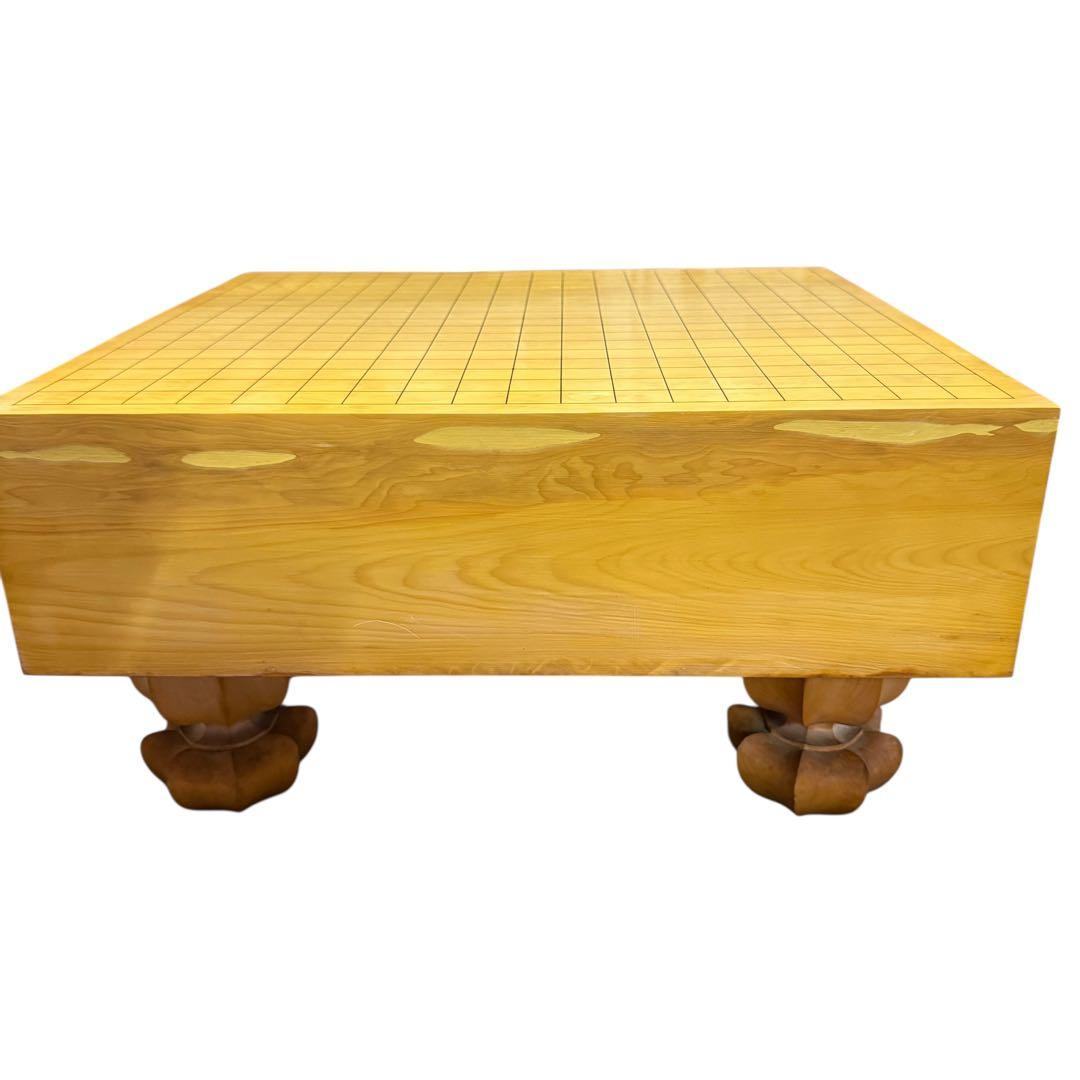 【極美品】本榧碁盤＆蛤碁石182個セット桐覆い 布カバー付き