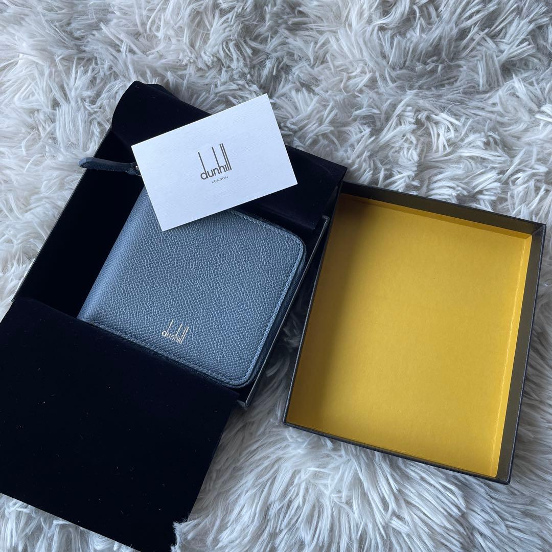 【極美品】ダンヒル ラウンドジップ 財布 二つ折り