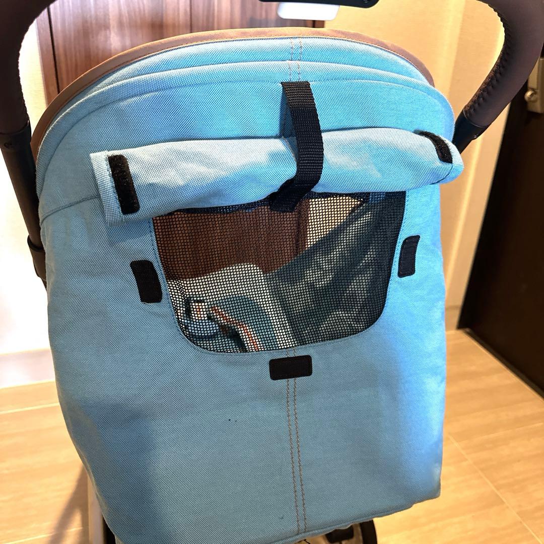 サイベックス　ベビーカー　オルフェオ　ビーチブルー　レインカバー付き