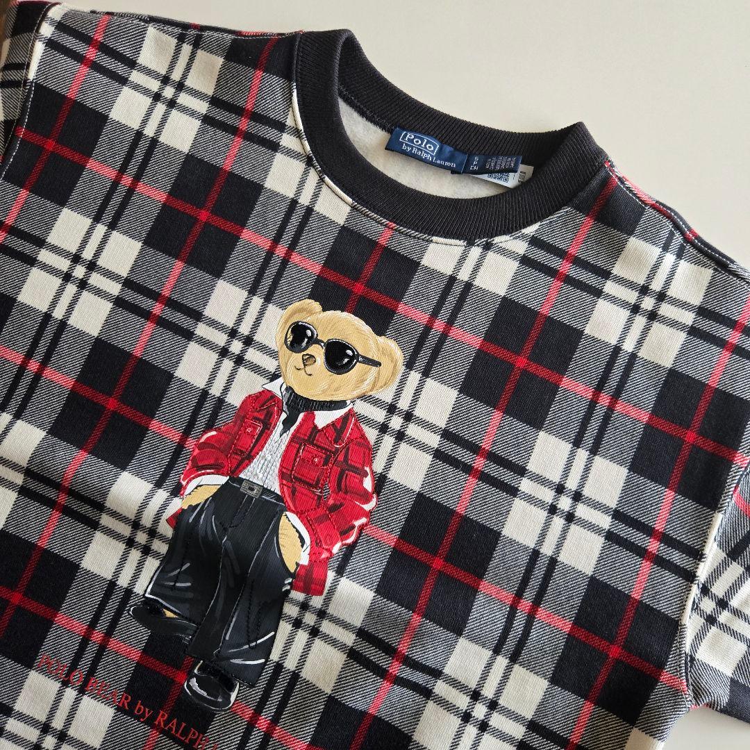 希少　Polo by Ralph Lauren チェック柄裏起毛スウェット