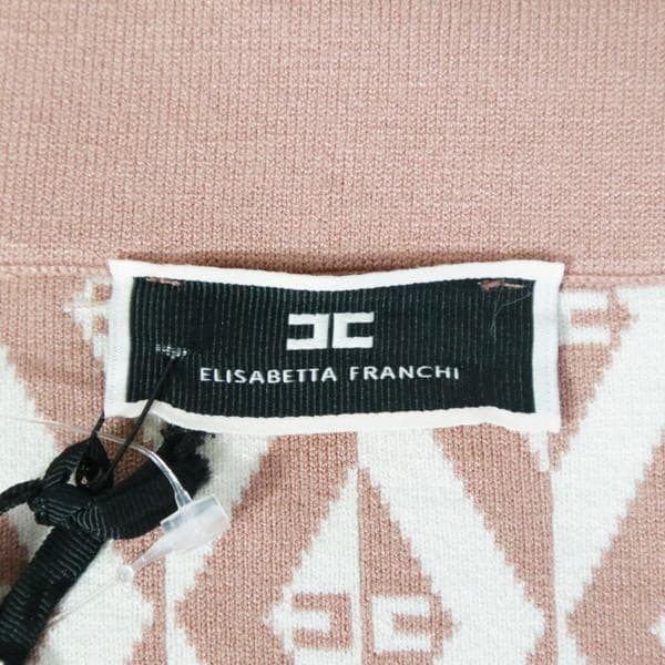 新品 エリザベッタフランキ ニットスカート38 ESK703 XSサイズ 膝下丈