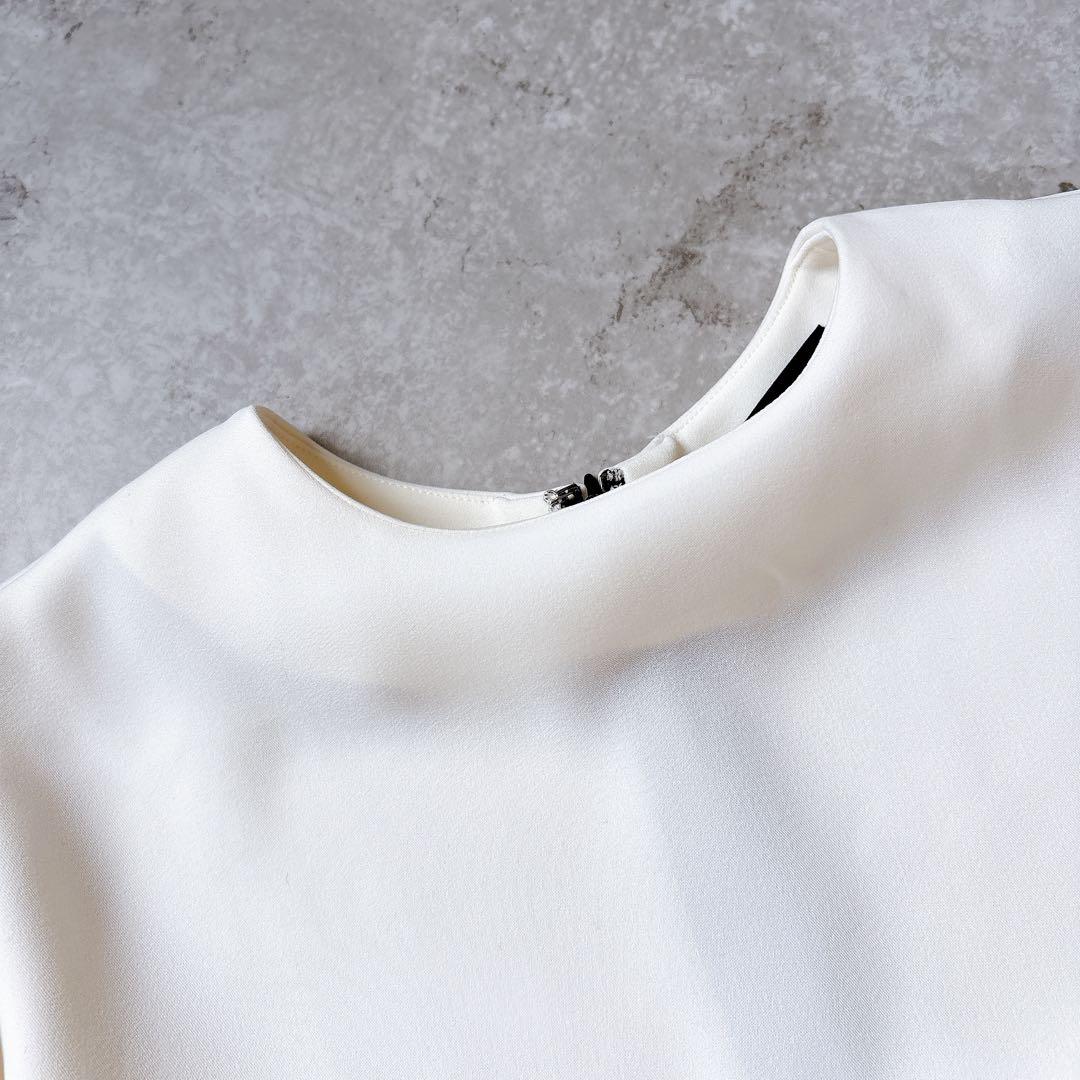 美品✨YOKOCHAN オールインワン　サロペット　ジャンプスーツ　半袖　白　黒