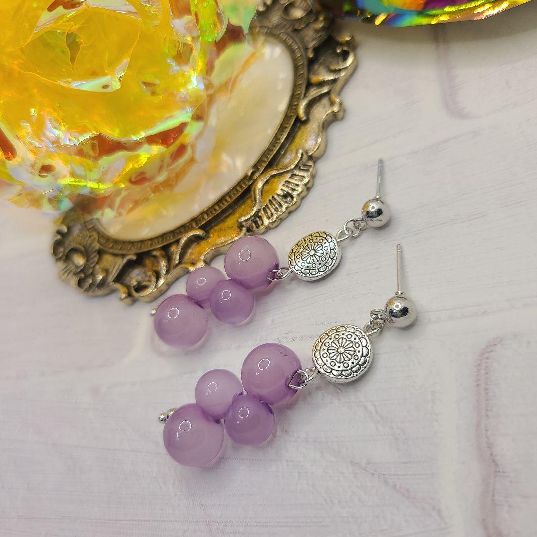 ハンドメイドピアス1740