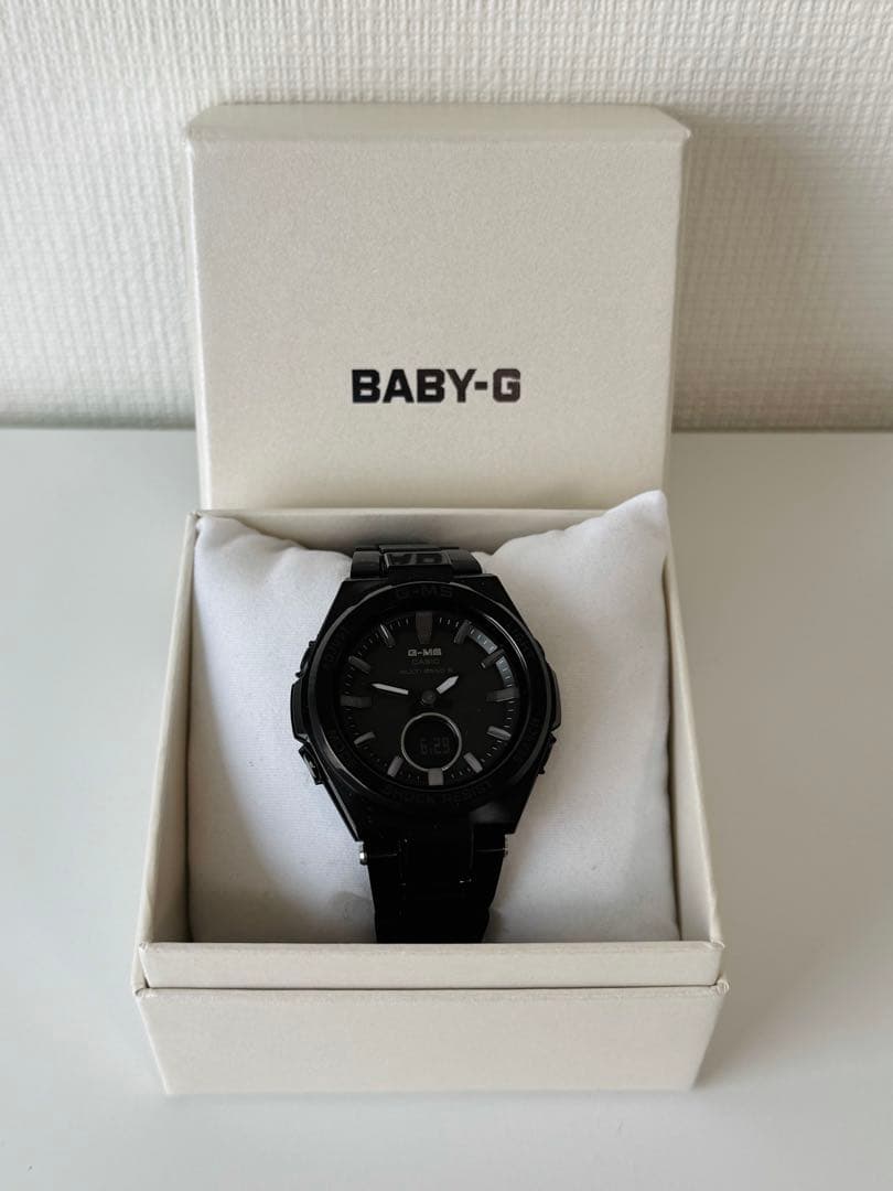 ☆【稼働品】BABY-G ソーラー MSG-W200CG 外箱付き 現状品☆