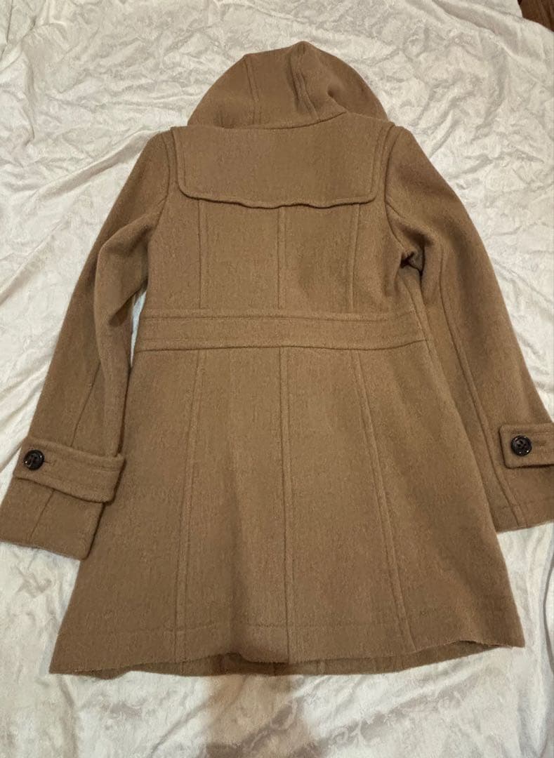 着用回数少なめ バーバリー ブルーレーベル ダッフルコート 38 ブラウン