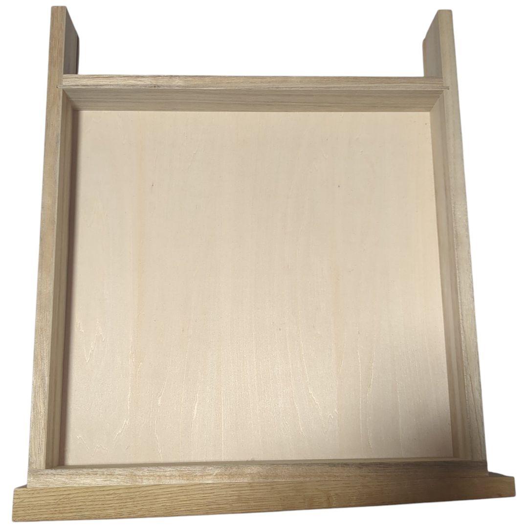 飛騨産業 デスク 両枠脚 ブックスタンド 天然木 5口 コンセン付き