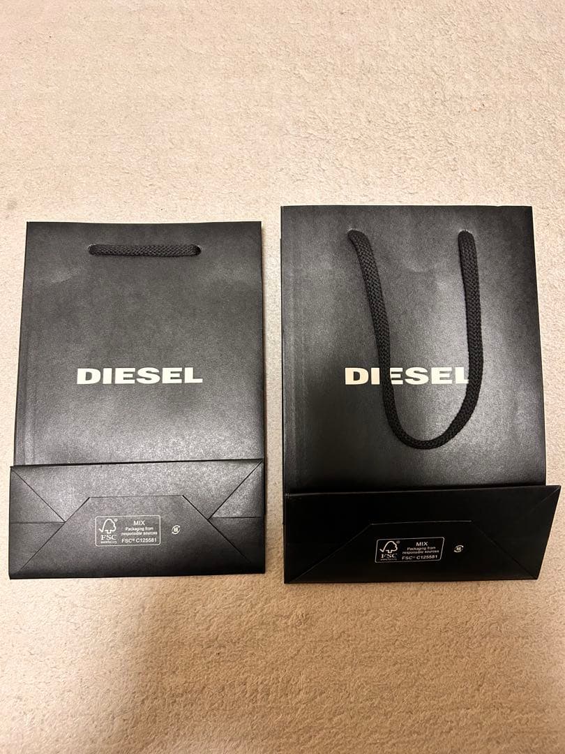 DIESEL ブラック 二つ折り財布 セット