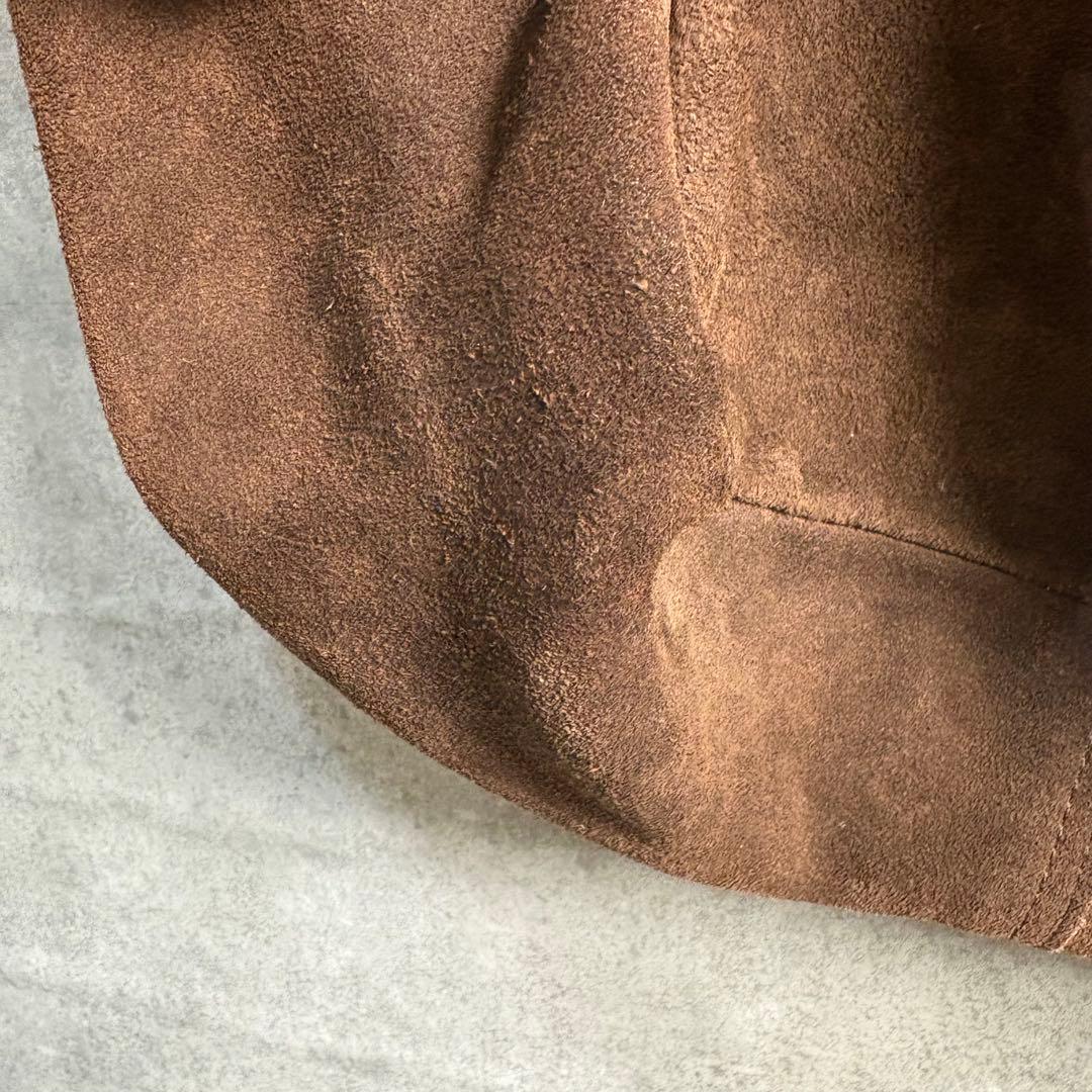 VANSON Leather Suede Tote Bag 茶　トートバッグ