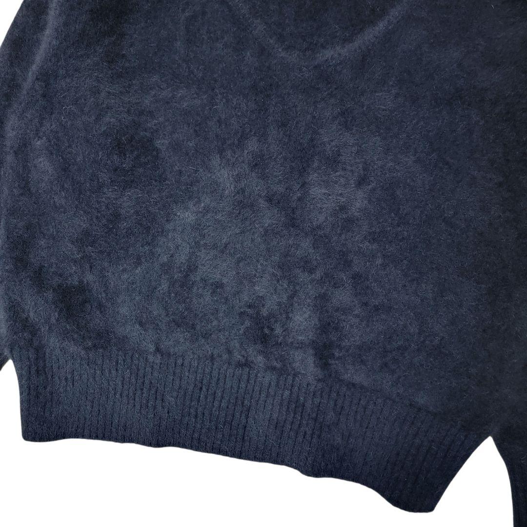 完売品 anuans ラクーンフォックス2wayネックプルオーバーニット