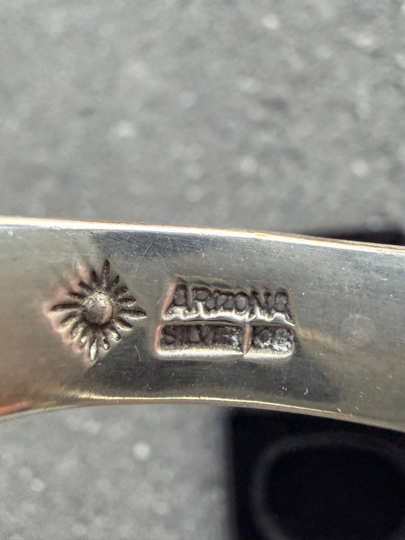 ARIZONA FREEDOM バングル 太陽神 唐草 シルバー925 K18