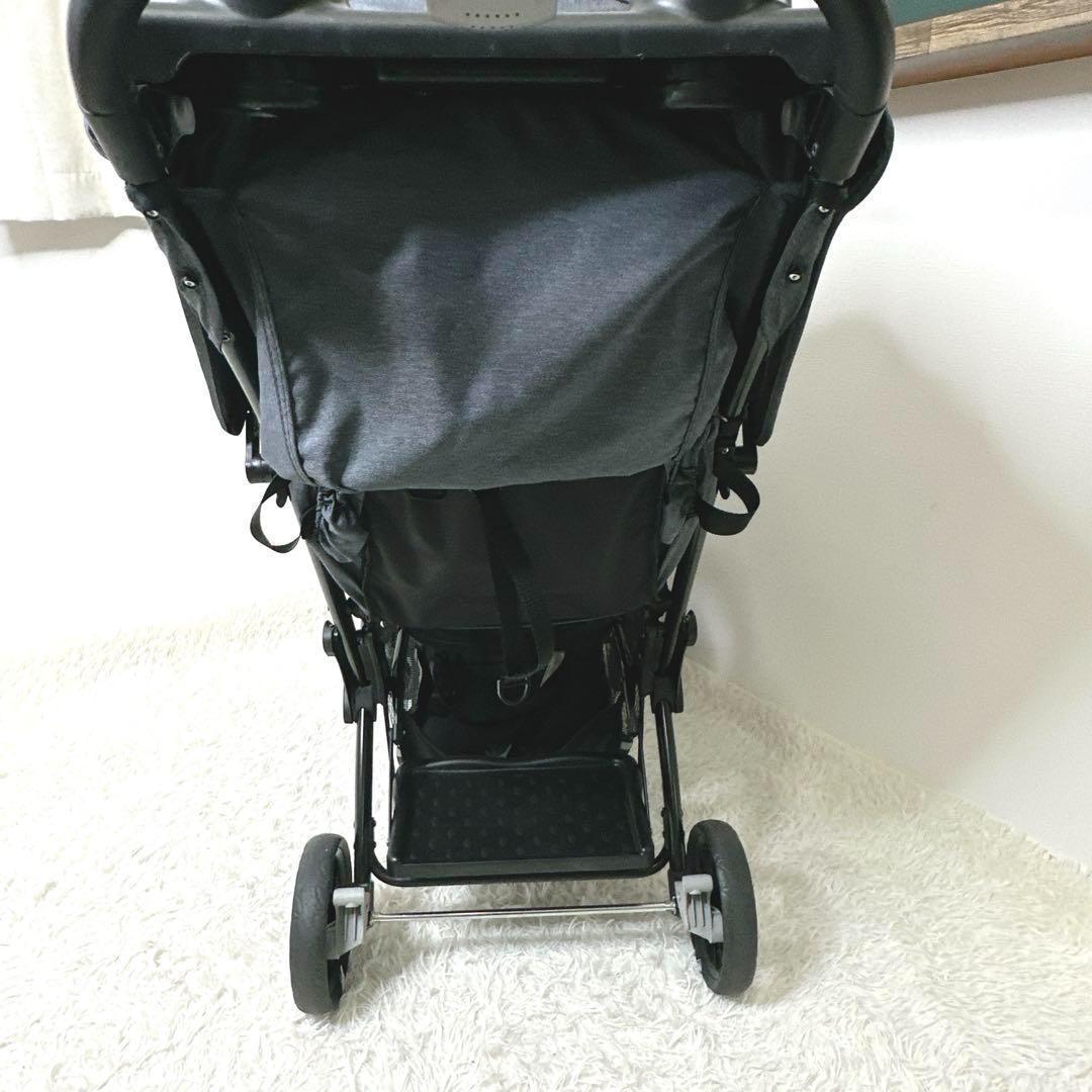 極美品 KATOJI カトージ 二人乗り 二人でゴーDX　レインカバー付　デニム