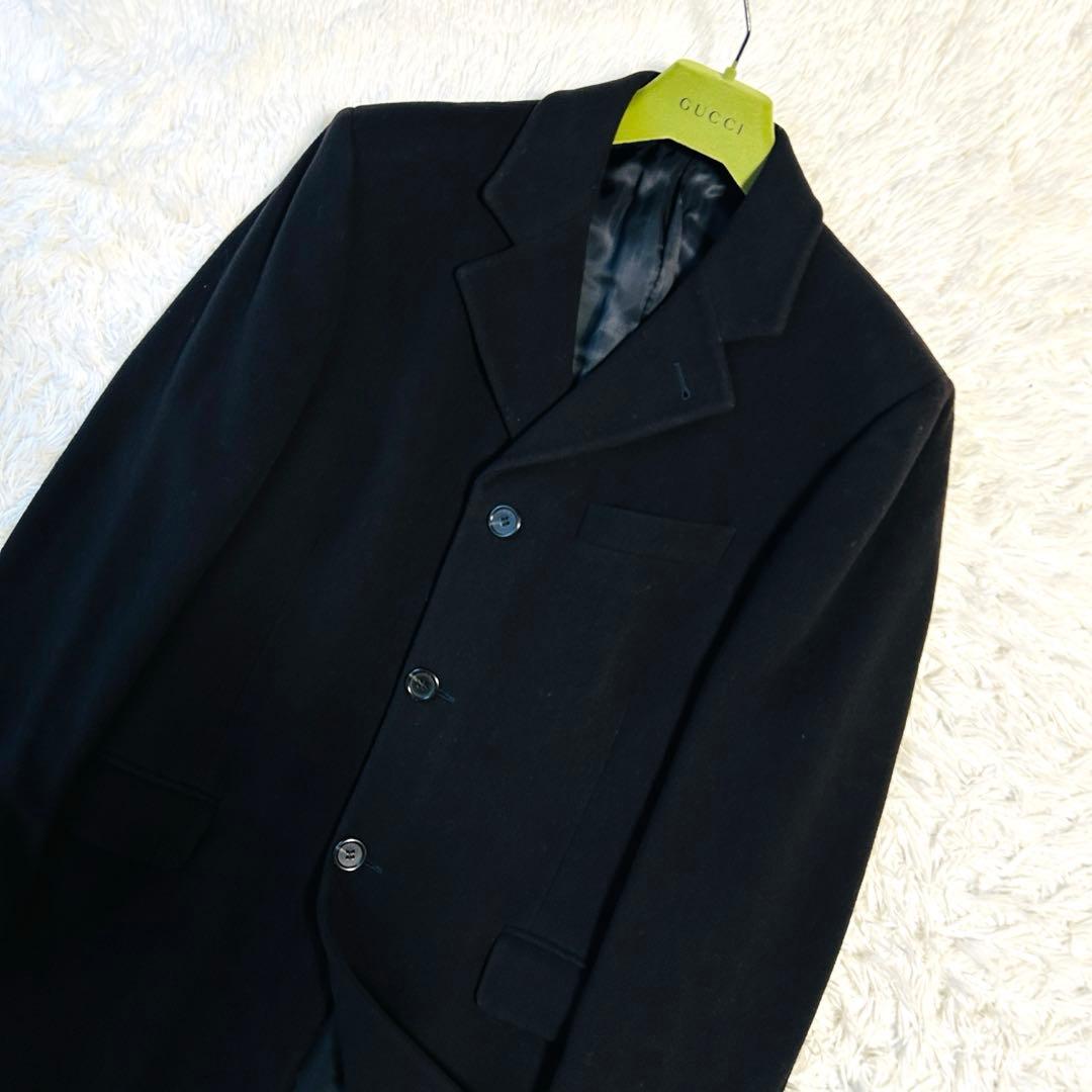 FENDI フェンディ ロングコート ウール100% ブラック