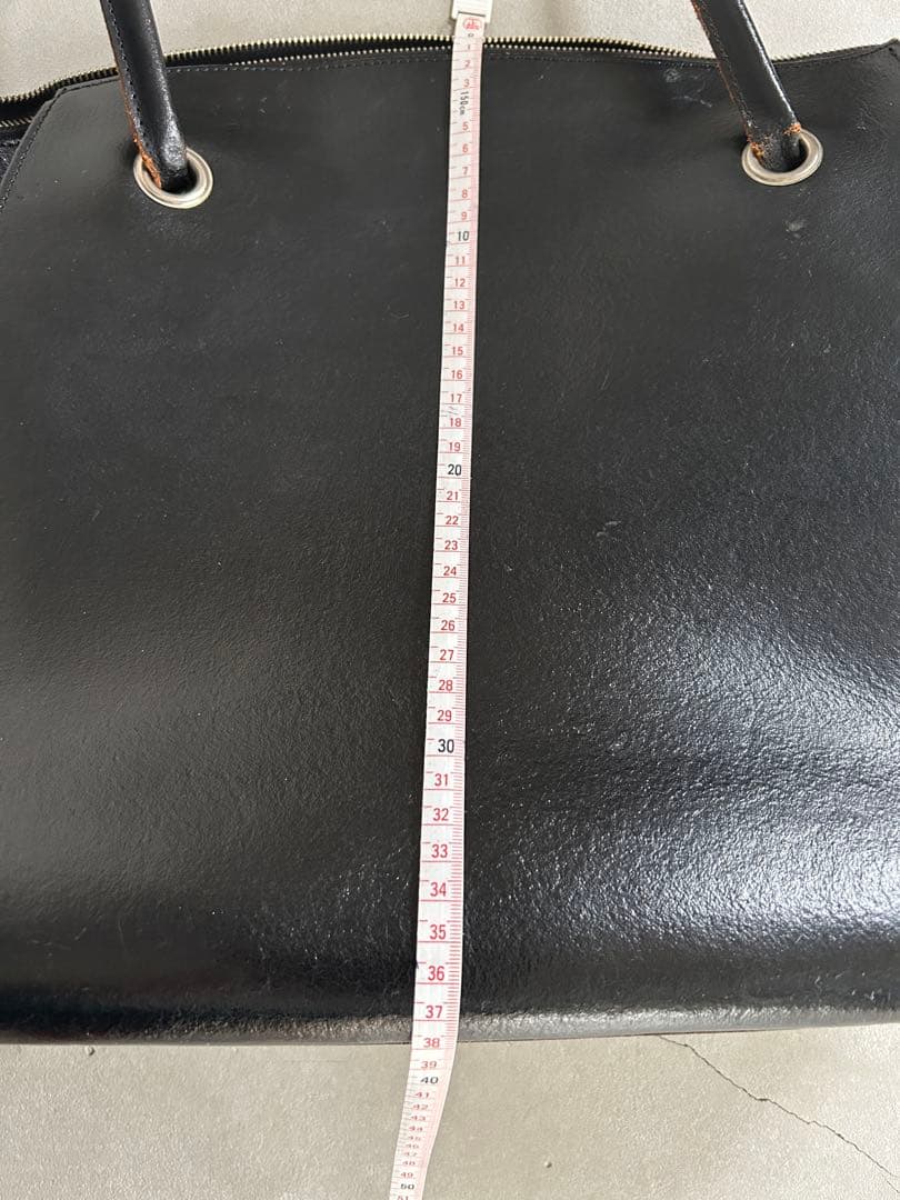 コムデギャルソン　ブラックレザー　ドクターバック　黒　本革