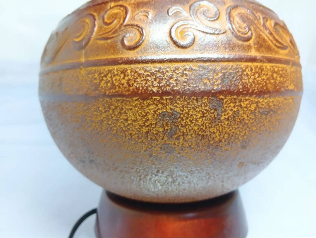 アンティーク　南部鉄器　台座　テーブル ランプ　スタンド　照明　骨董　レトロ