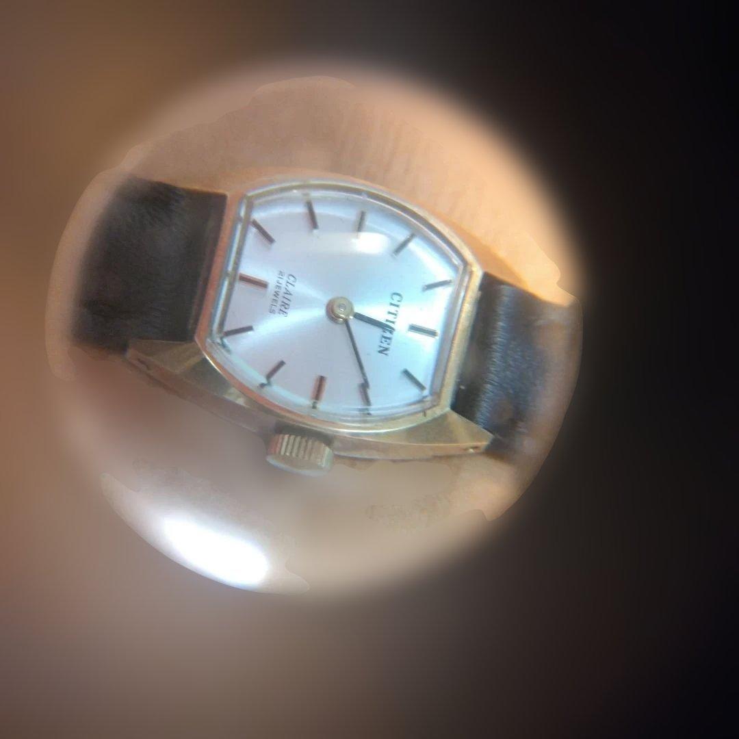 CITIZEN 　K18 レディース手巻き時計